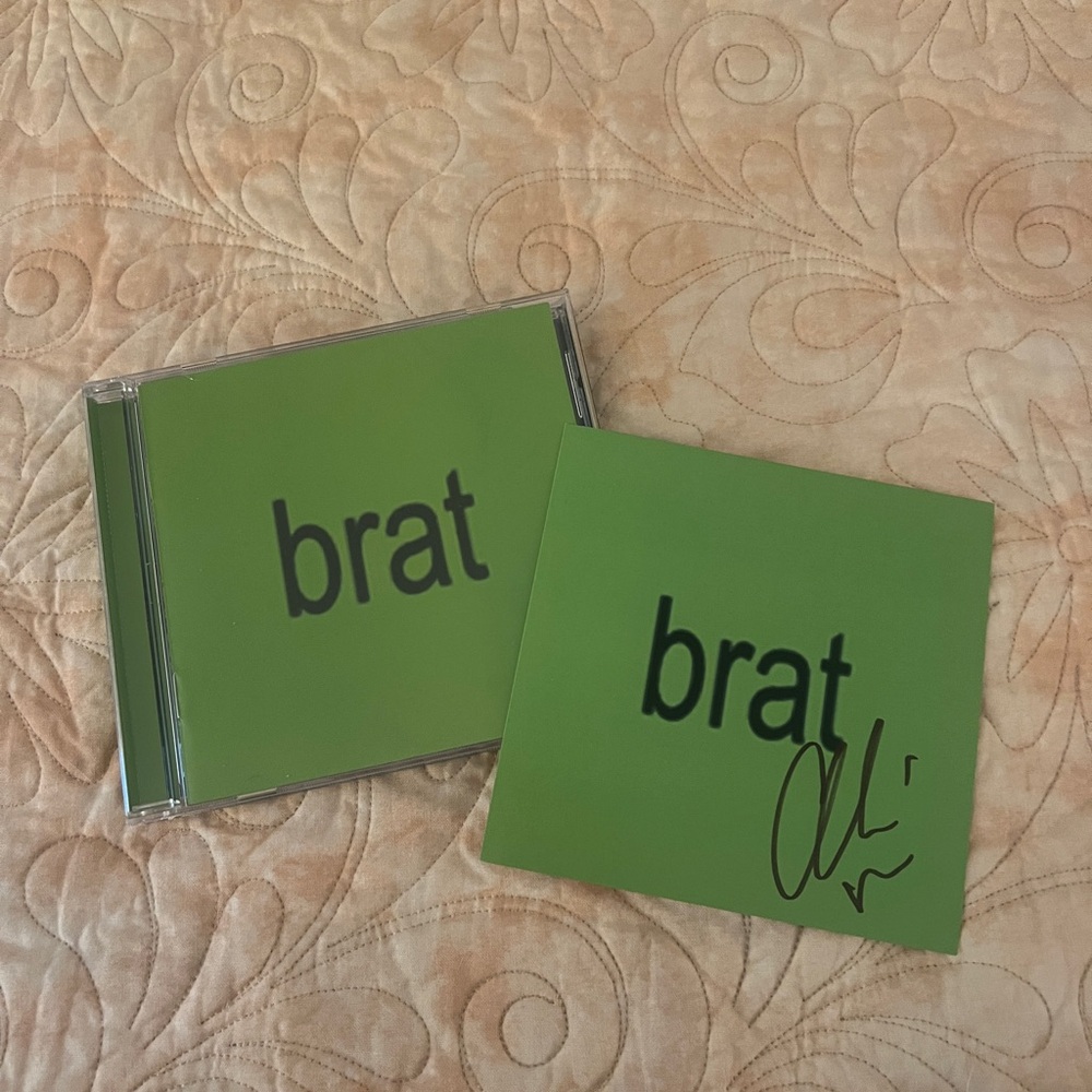 Brat CD with signed insert